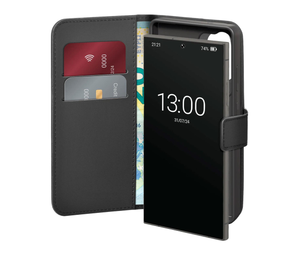 Puro Booklet Case z klapką i portfelem do Samsung Galaxy S25 Ultr - 1346144 - zdjęcie